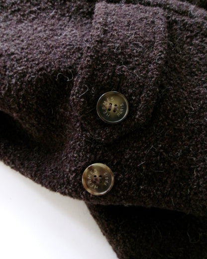 HERMES alpaca coat