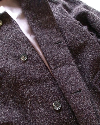 HERMES alpaca coat