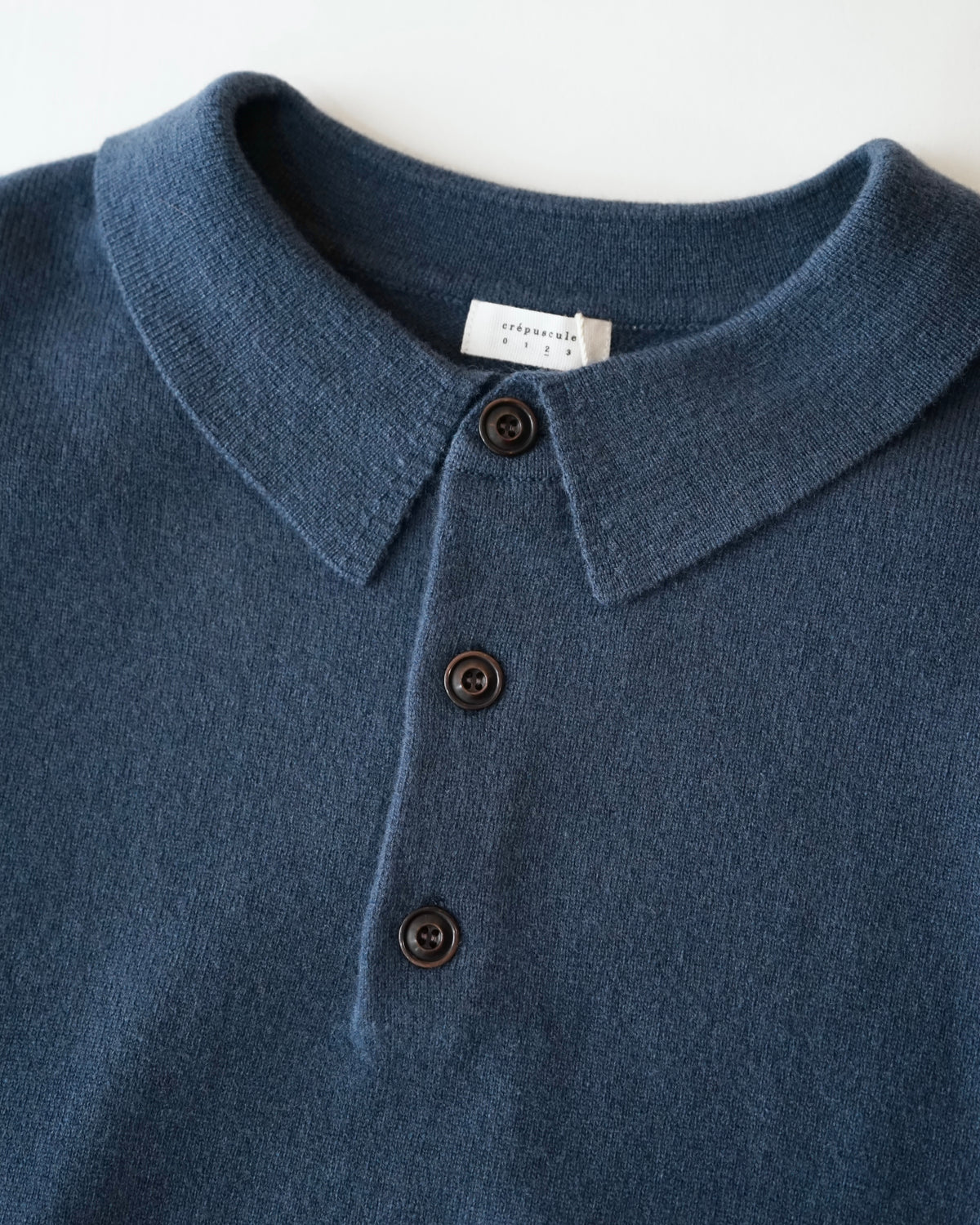 crepuscule L/S Polo-blue