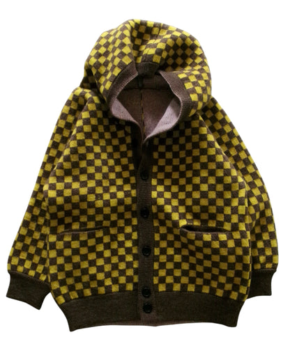 oira reversible knit hoodie