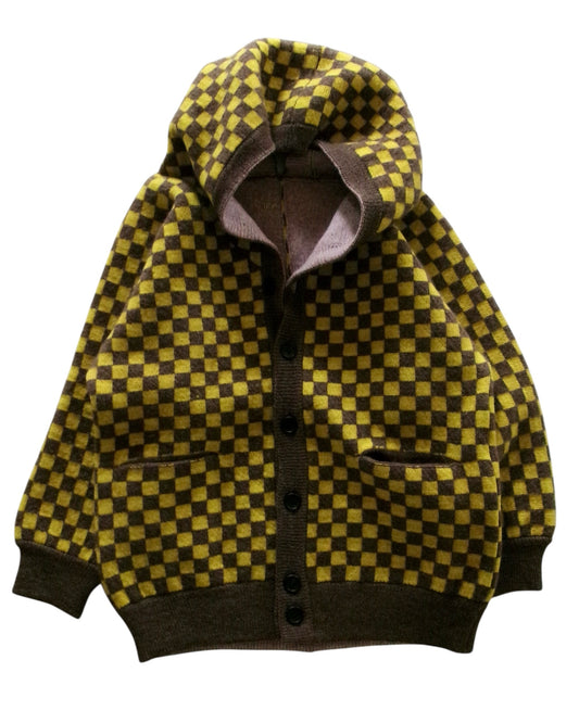 oira reversible knit hoodie