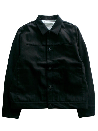 Kiivu denim trucker jacket - 12.5oz Rainbow Denim + SUMI