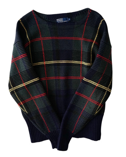 90s Polo by Ralph Lauren boat neck knit