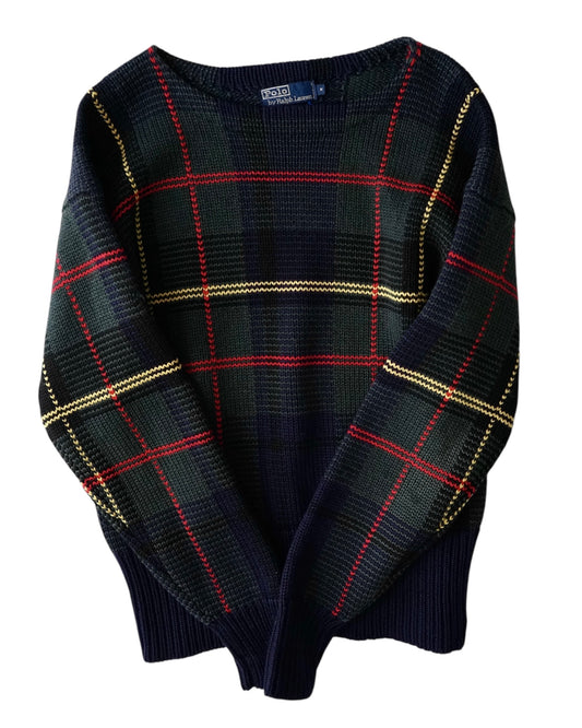 90s Polo by Ralph Lauren boat neck knit