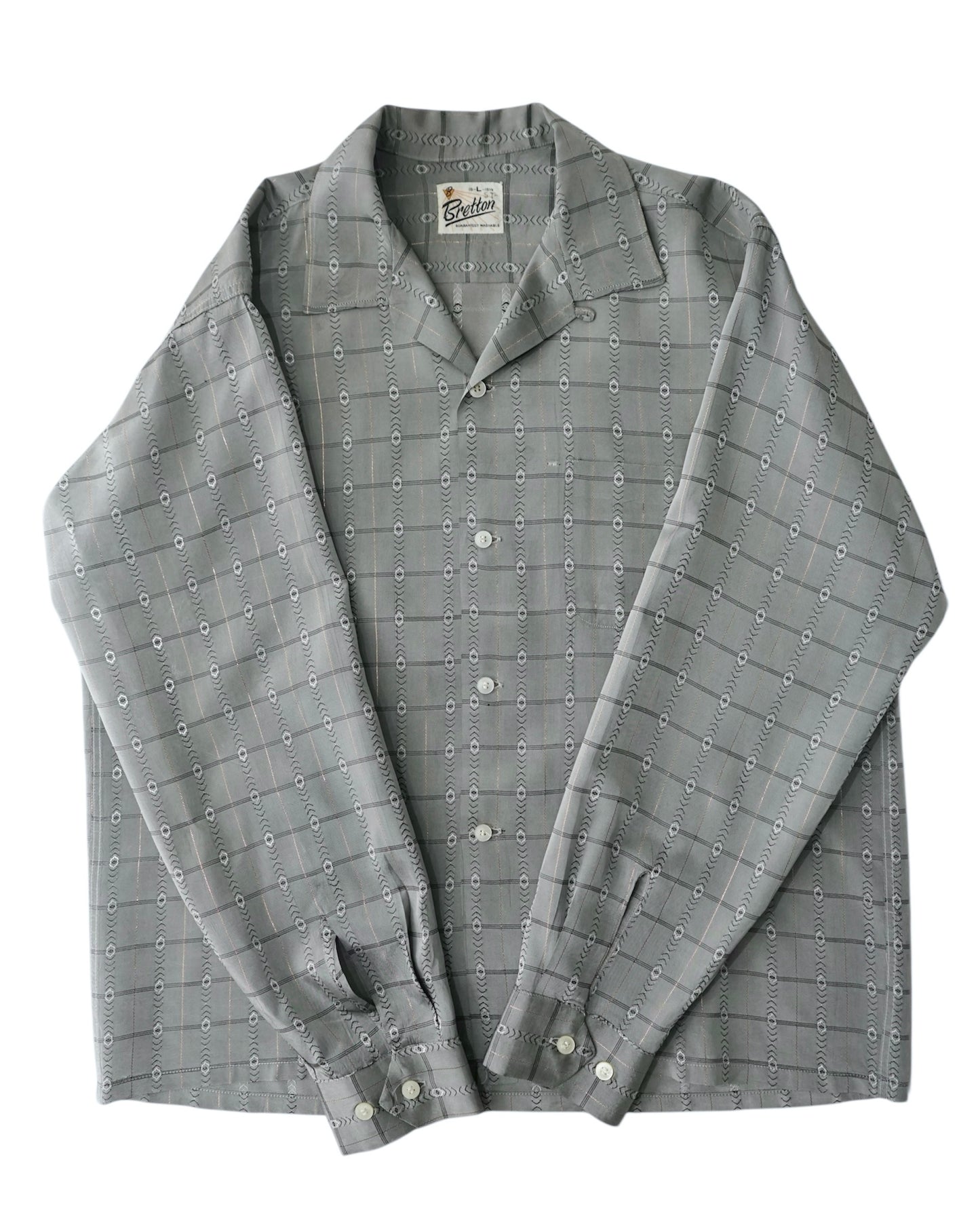 60-70s Bretton open color shirts