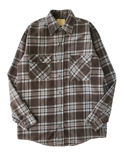 70s Sears L/S Print Flannel Shirt