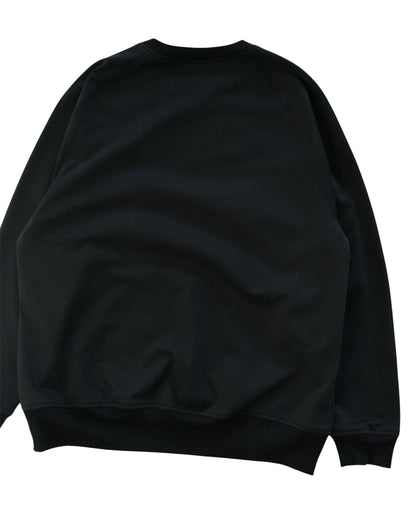 Cale-36 gauge fleece long sleeve-black