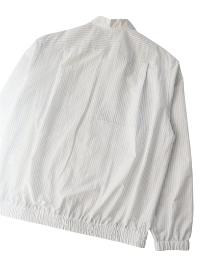 Cale-lime indigo print shirts jackets-pencil stripe