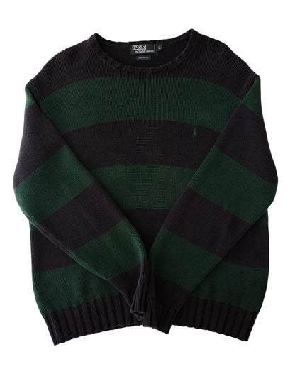 90s Polo by Ralph Lauren border cotton knit