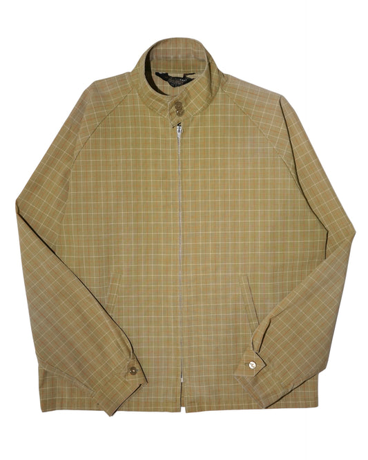 90s TOWN CRAFT check Harrington jacket