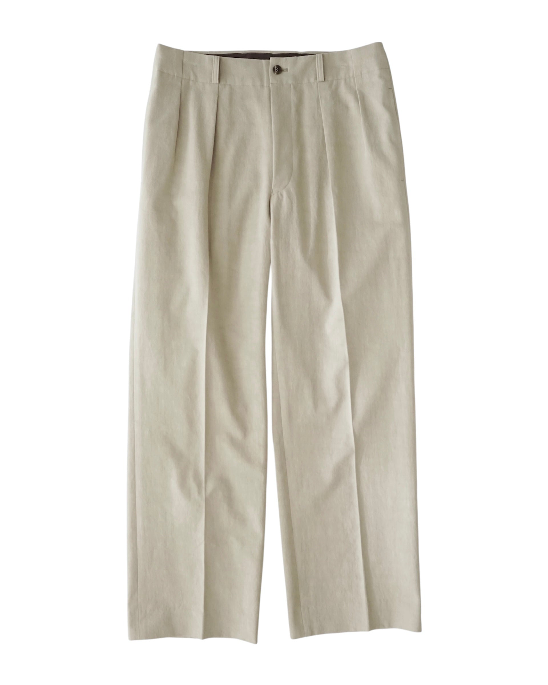 Cale-nidom chino two tuck trousers | (ルチェンコ オンラインストア