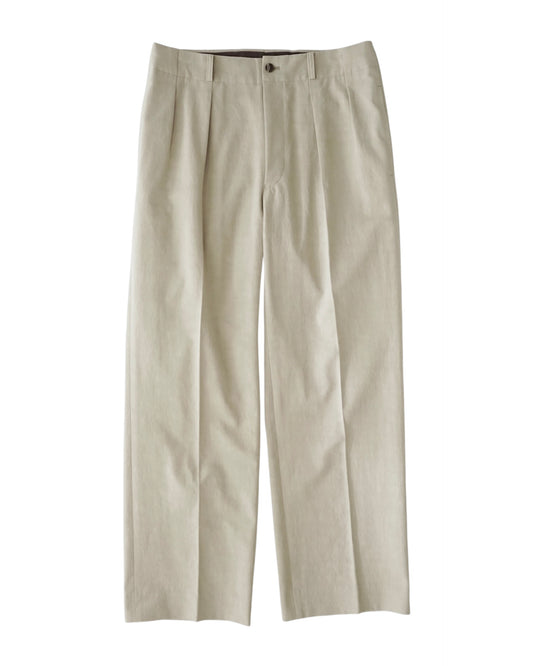 Cale-nidom chino two tuck trousers