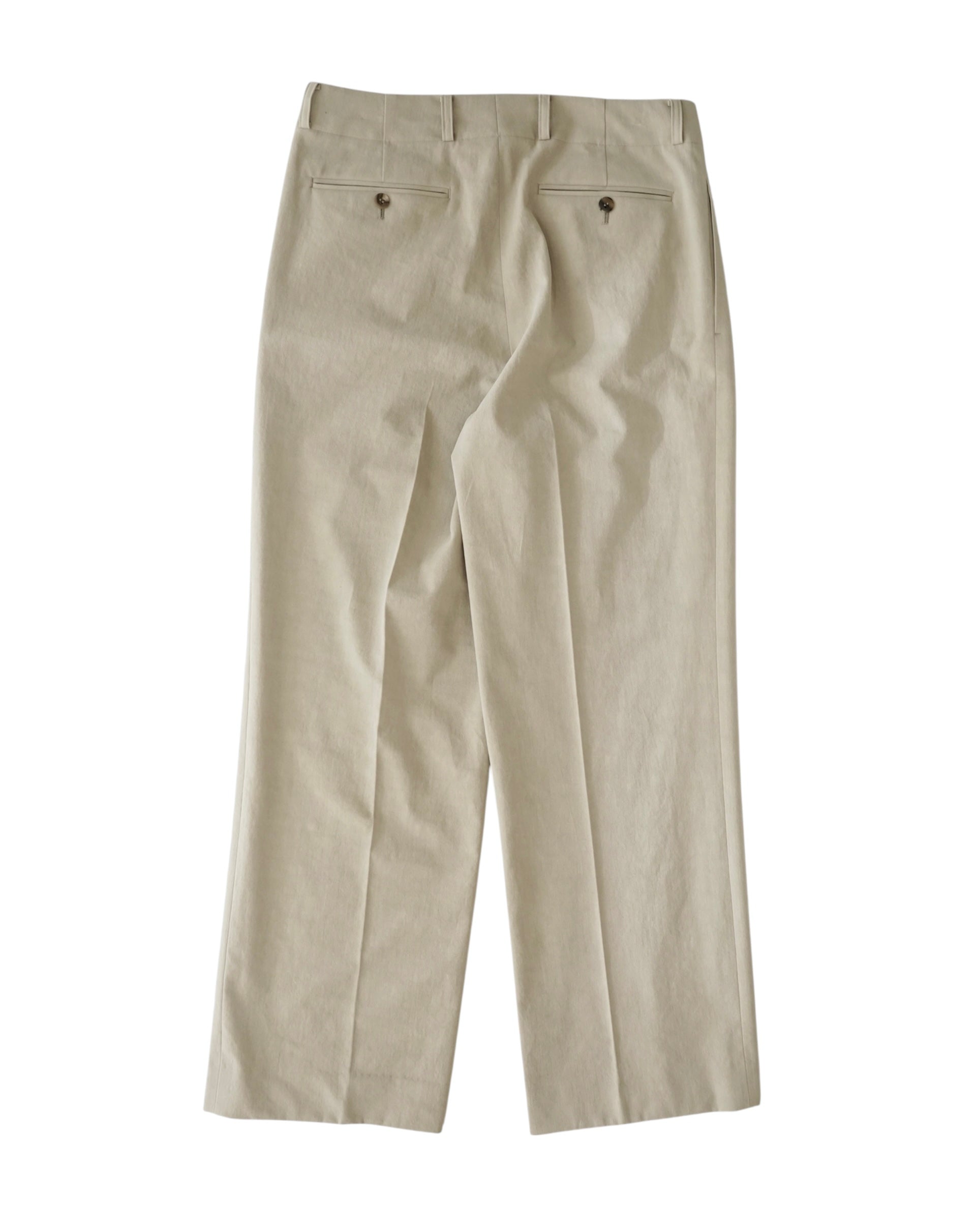 Cale-nidom chino two tuck trousers | (ルチェンコ オンラインストア