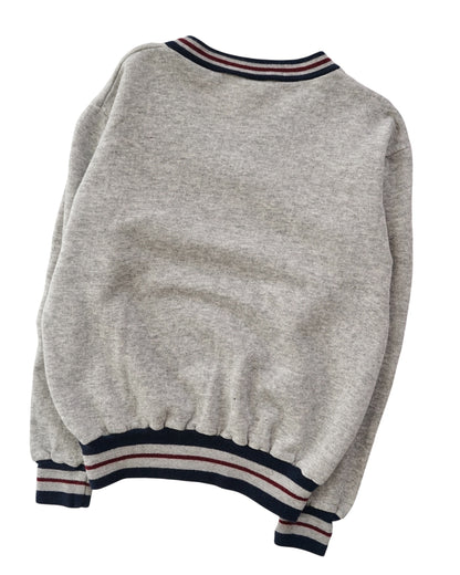 80s v neck sweat shirt