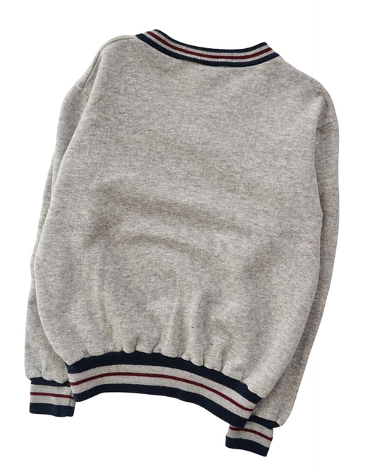 80s v neck sweat shirt