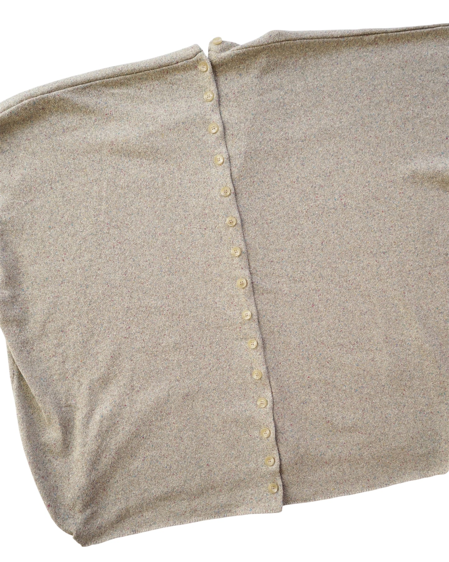 oira- box cardigan almond