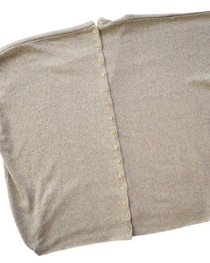 oira- box cardigan almond