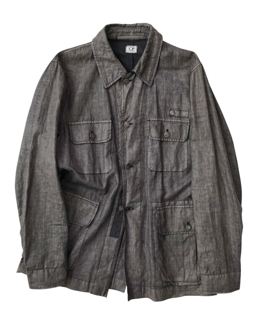 03ss CP Company Garment-Dyed Linen Field Jacket