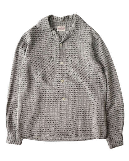 50s TOWN CRAFT open collar shirts