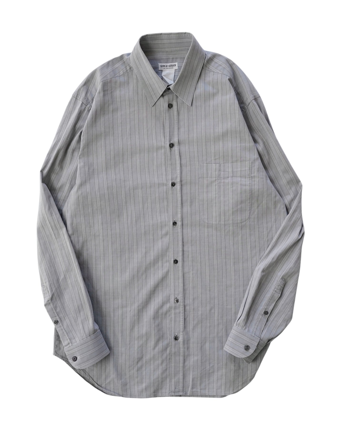 90s GIRGIO ARMANI jacquard stripe shirts