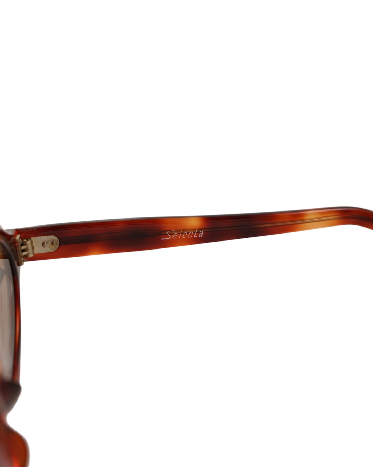 selecta-T.V OVAL- Brown Lens Sunglasses / Frame France