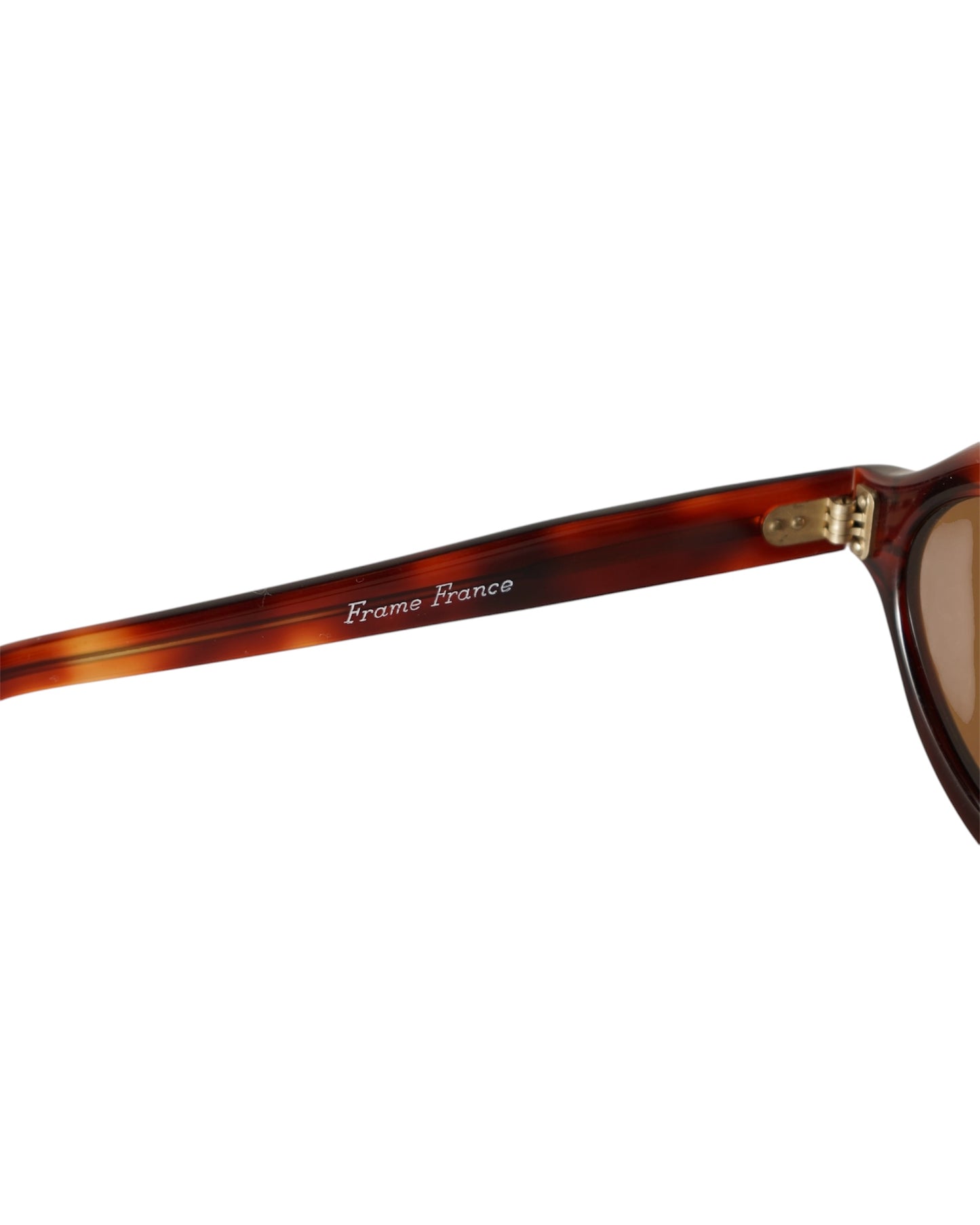 selecta-T.V OVAL- Brown Lens Sunglasses / Frame France