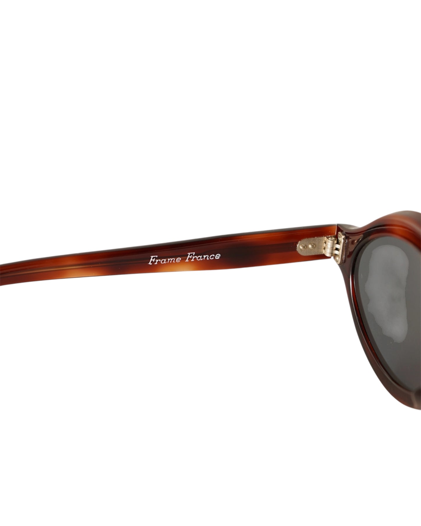 selecta-T.V OVAL- Gray Lens Sunglasses / Frame France