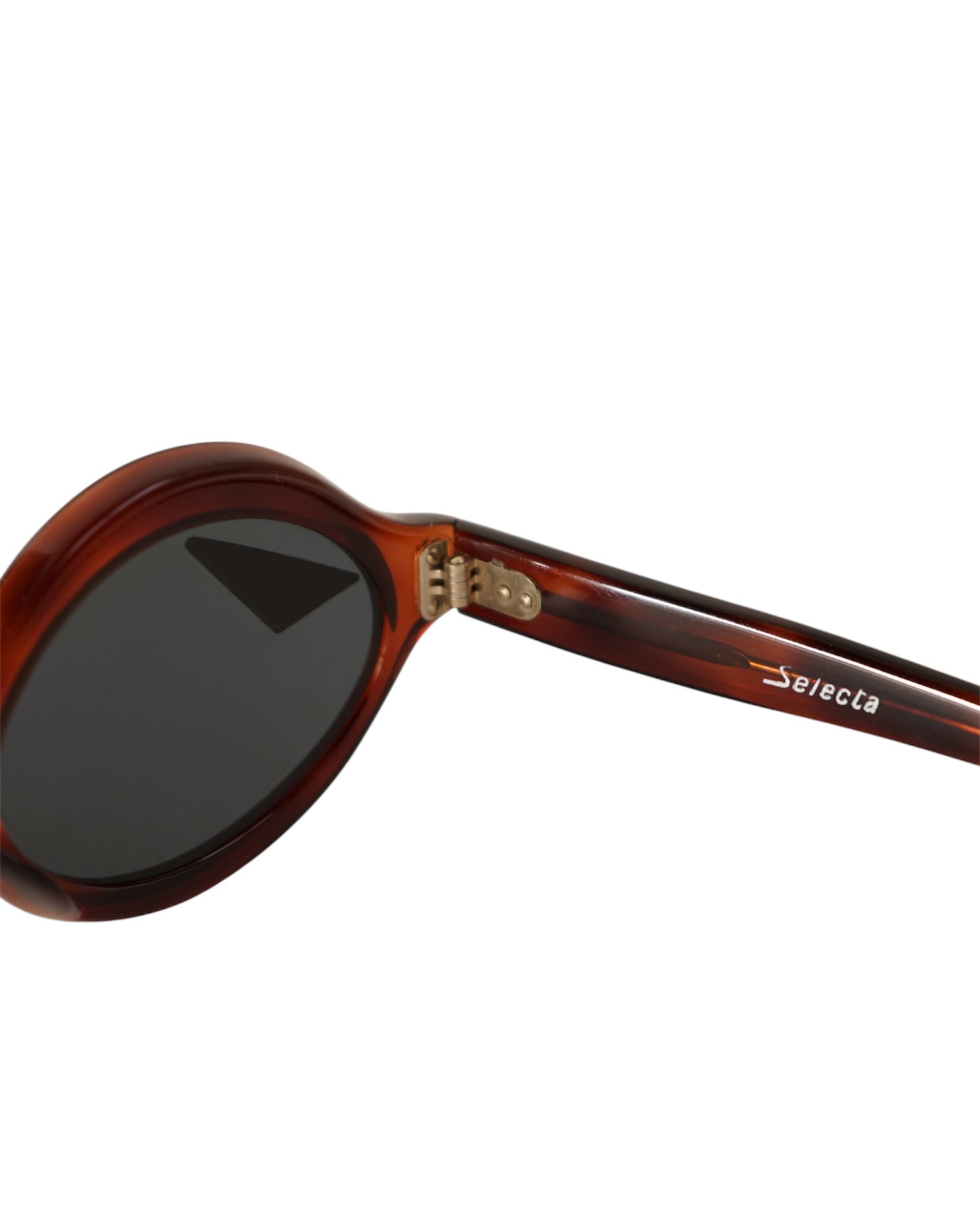 selecta-T.V OVAL- Gray Lens Sunglasses / Frame France