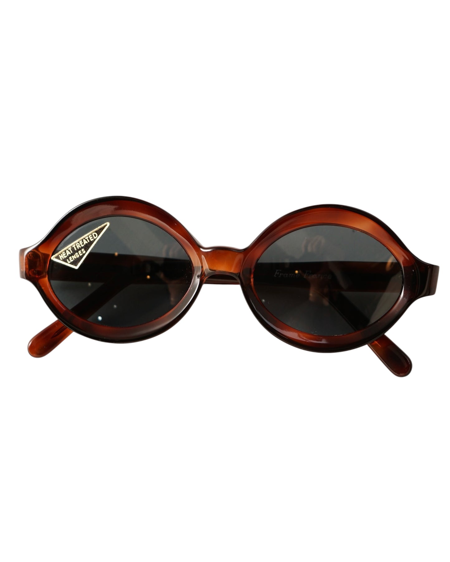 selecta-T.V OVAL- Gray Lens Sunglasses / Frame France