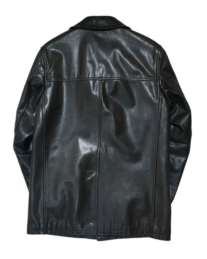 PRADA leather car coat
