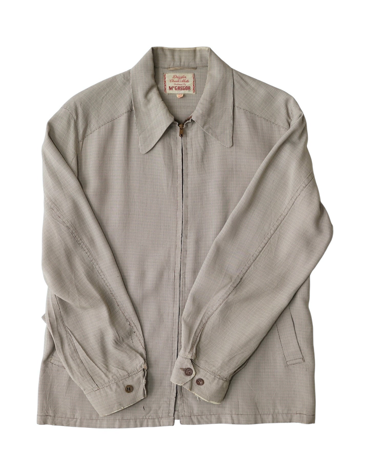 50s McGREGOR rayon gabardine jacket