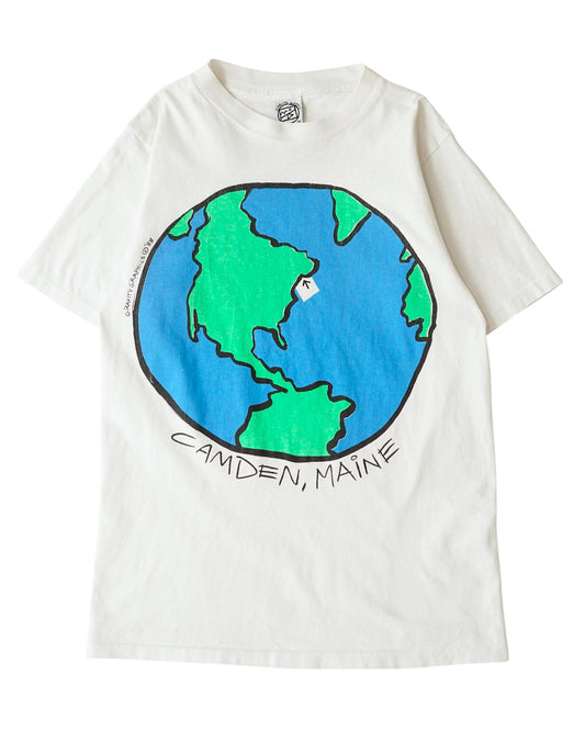 1988 CAMDEN, MAINE Earth Graphic T-Shirt