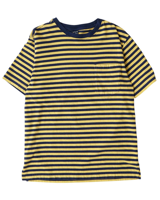 LAND'S END fine stripe pocket tee