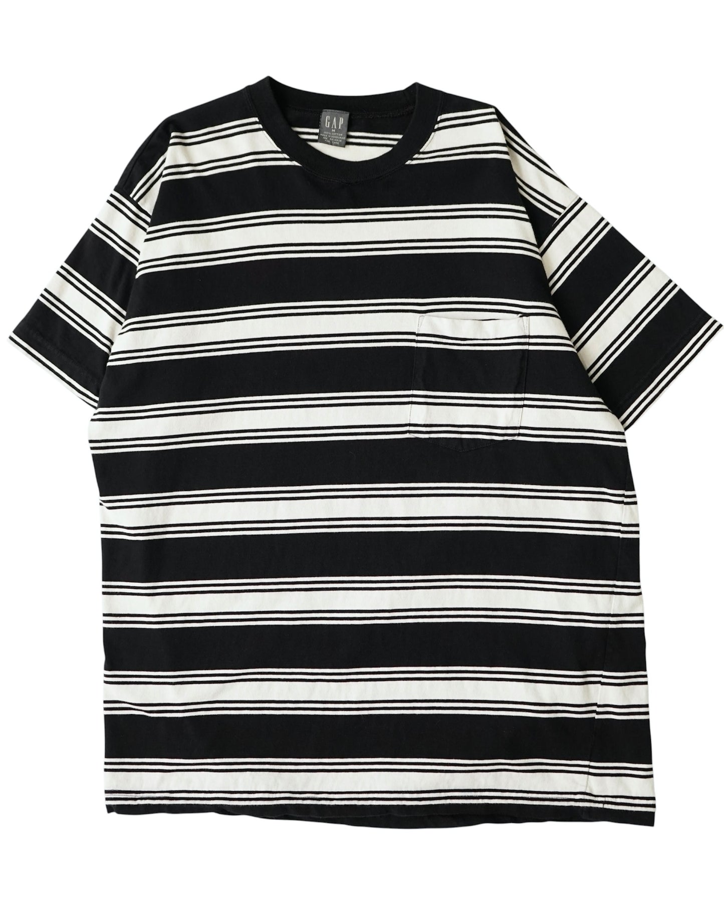 00s GAP border pocket tee