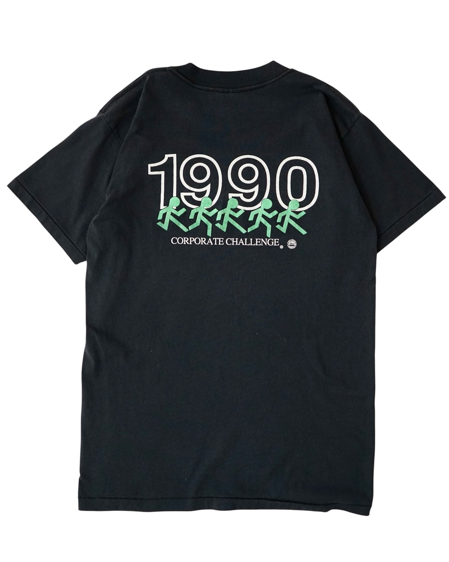 90s ONEITA “1990 Corporate Challenge” Print T-Shirt Made in USA