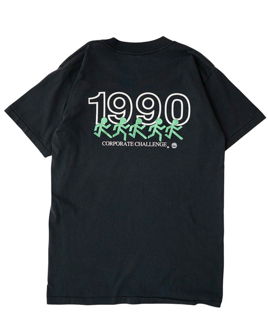 90s ONEITA “1990 Corporate Challenge” Print T-Shirt Made in USA
