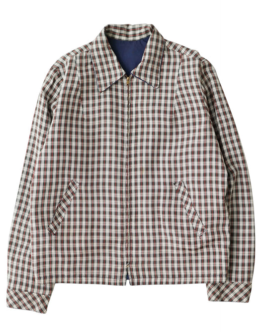 1960s Reversible Swing Top Jacket / CROWN Zip / Cotton × Nylon
