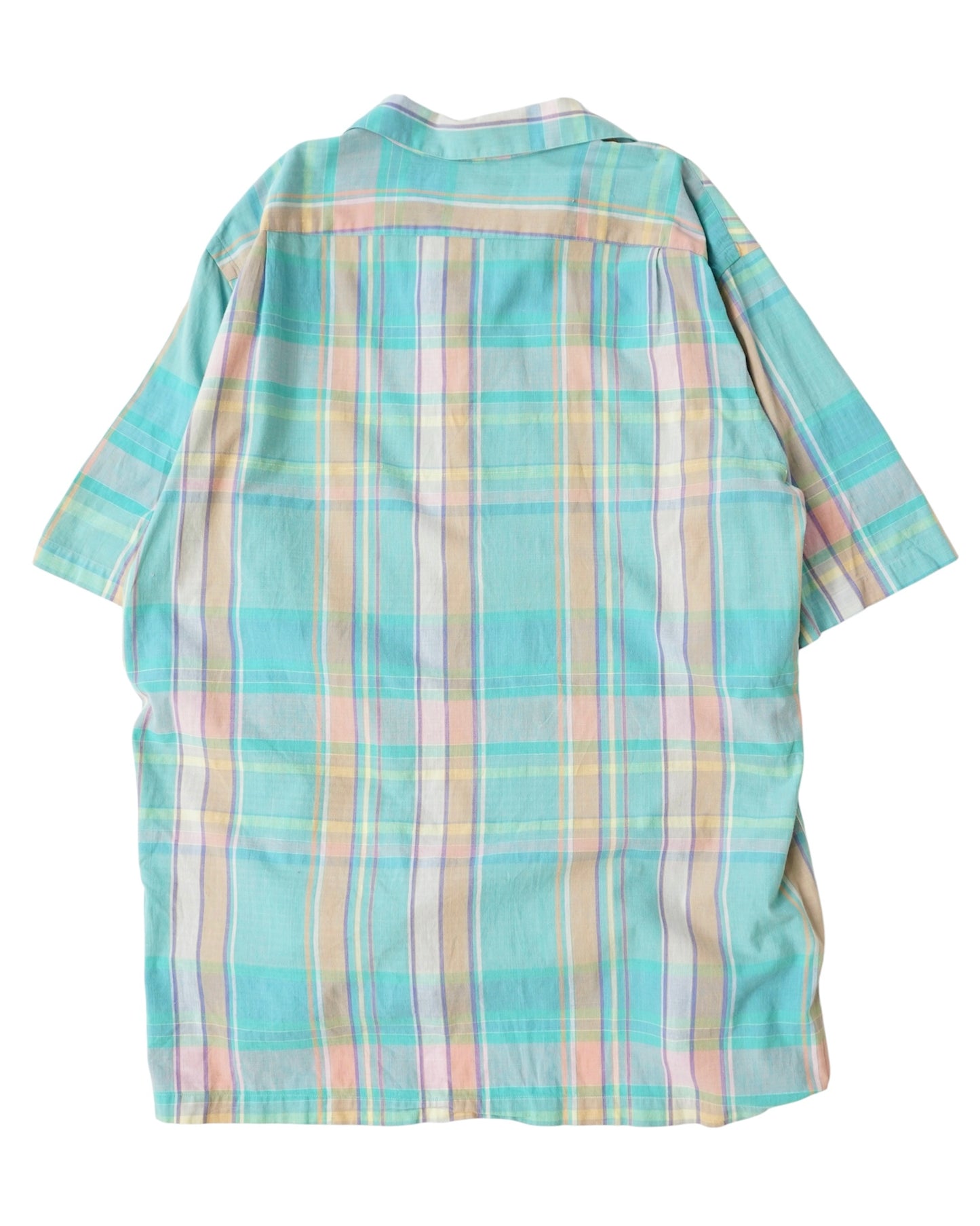 Polo by Ralph Lauren Pastel Madras Open Collar Shirt