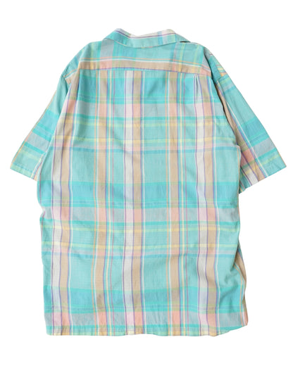 Polo by Ralph Lauren Pastel Madras Open Collar Shirt