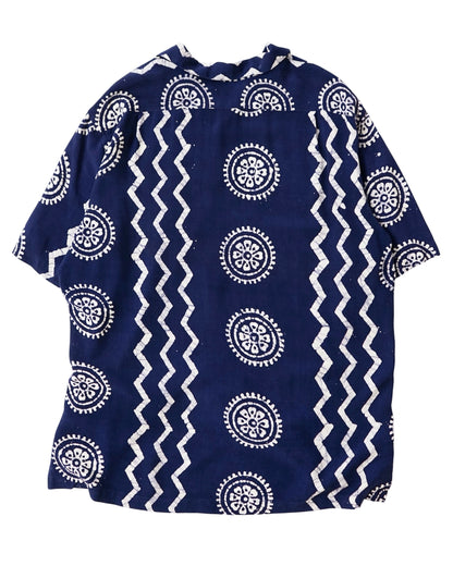 Polo by Ralph Lauren Batik Pattern Open Collar Shirt