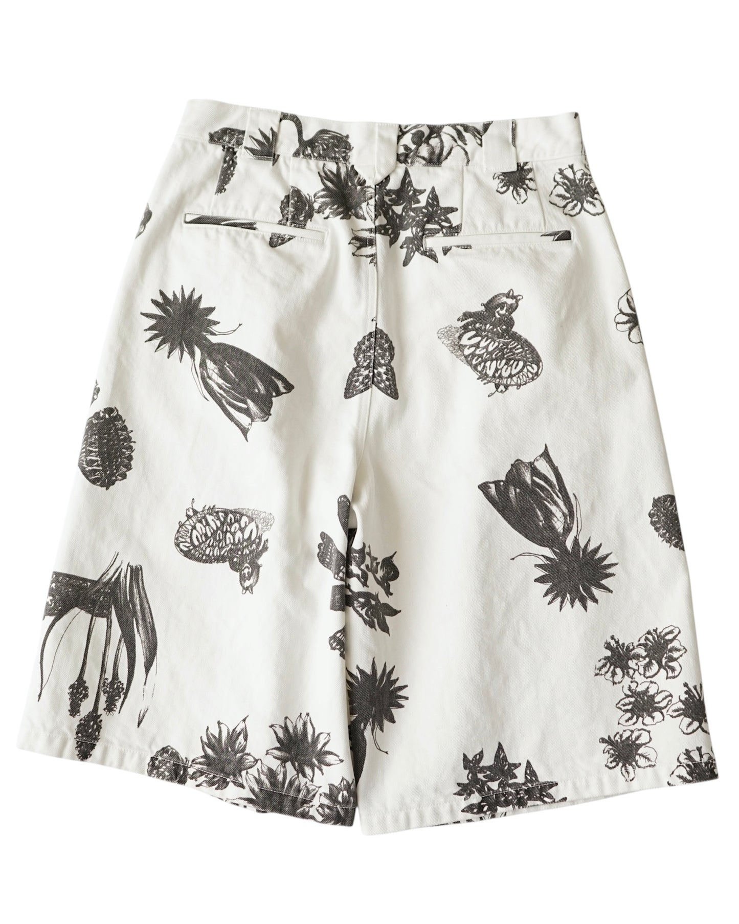 kiivu SHORT PANTS - Hand Drawing SUMI Printing