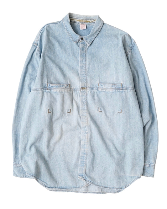 90s Girbaud architectural denim shirts
