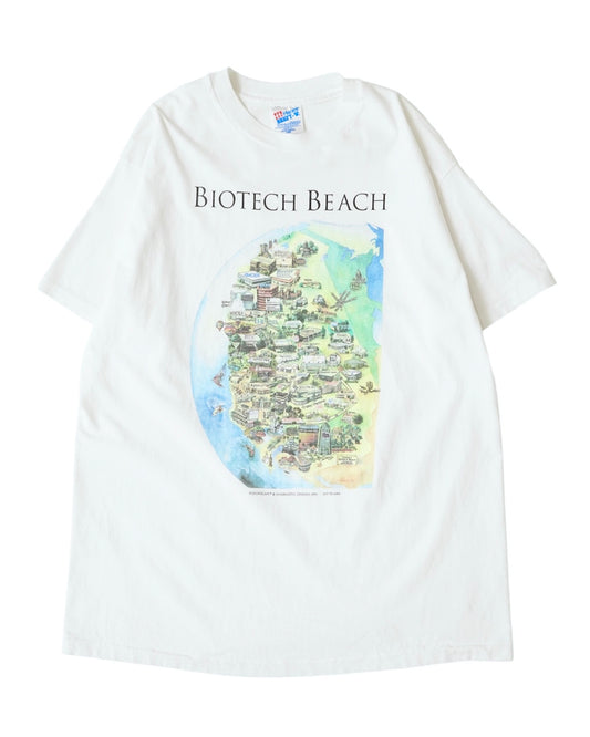 90s BIOTECH BEACH promotional tee