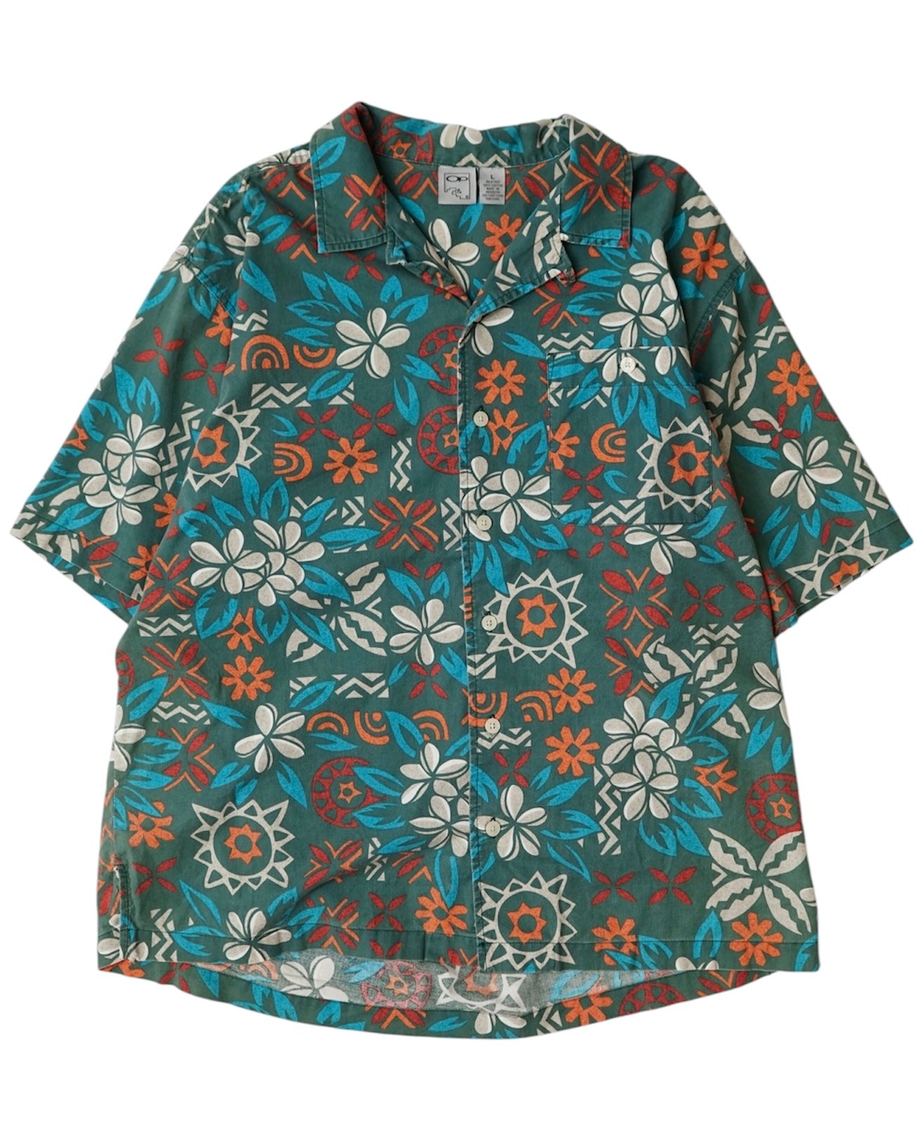 90s OCEAN PACIFIC floral print shirts