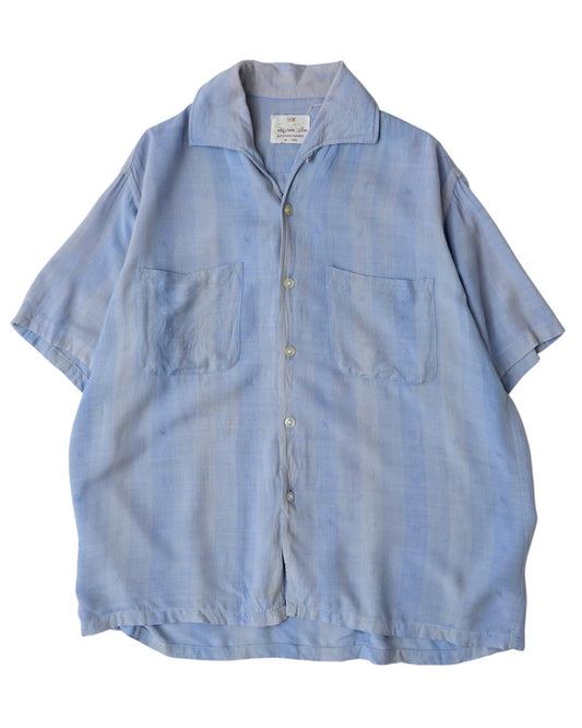 50-60s California Palm rayon italia collar shirts