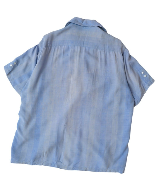 50-60s California Palm rayon italia collar shirts