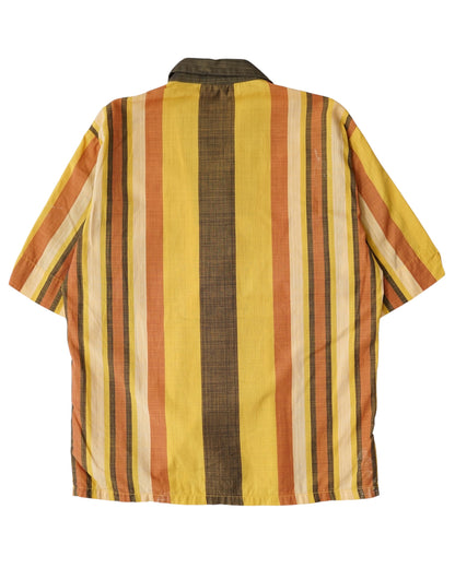 60s Catalina stripe Italian collar shirts