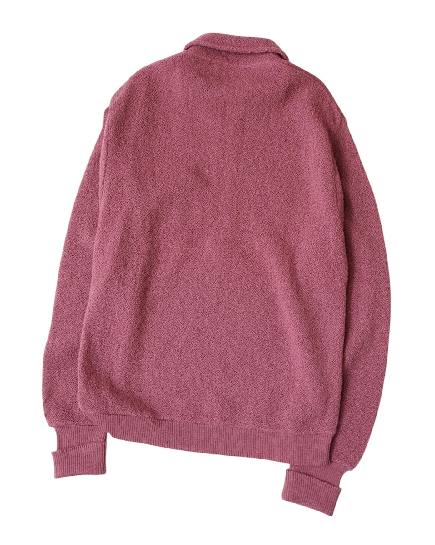60-70s THE LION alpaca half zip knit