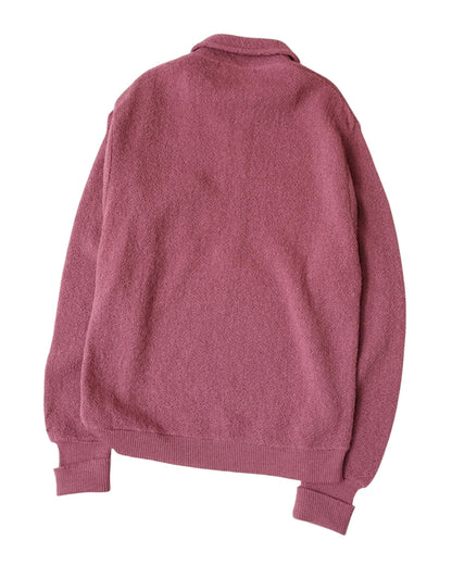60-70s THE LION alpaca half zip knit