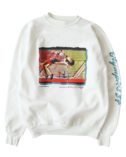 80s“HIGH JUMP ’83” Print Sweatshirt